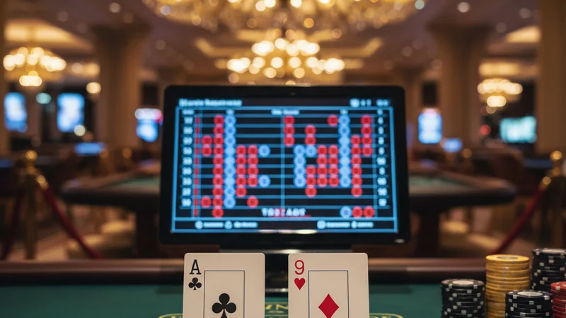 Live baccarat table with cards — baccarat tips for Maxim88 players